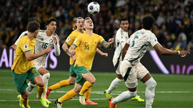 Klasemen Kualifikasi Piala Dunia Usai Australia vs Arab Saudi Imbang