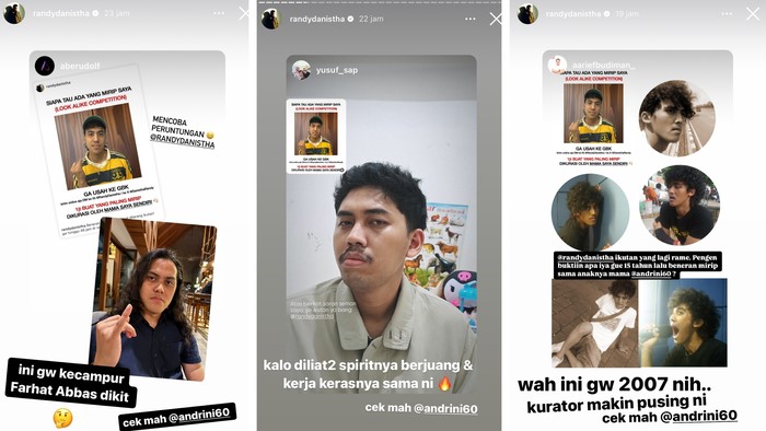 Kontes mirip Randy Danistha