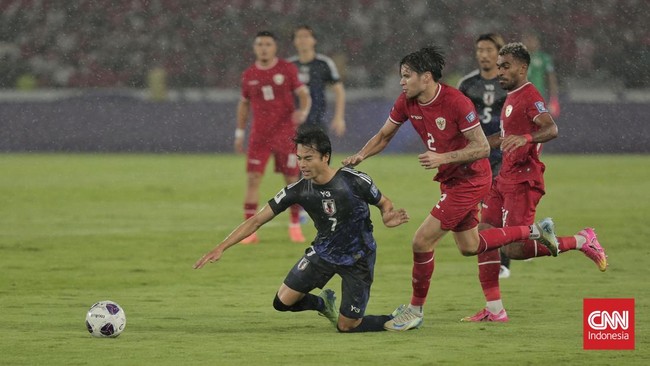 Jepang Terluka Jelang Lawan Indonesia di Osaka Jepang dalam kondisi terluka jelang melawan Timnas Indonesia dalam lanjutan babak ketiga Kualifikasi Piala Dunia 2026, Selasa (10/6).