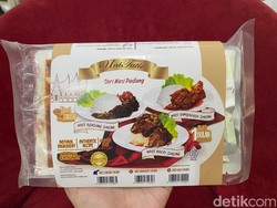 Praktis! Paket Nasi Instan dan Rendang Inovasi Uni Tutie Awet 1 Bulan