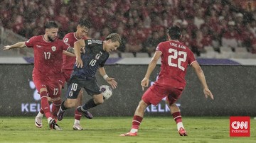 Sorotan Dunia Olahraga CNN Sport : Head to Head Jepang vs Indonesia: Garuda Pernah Menang Besar