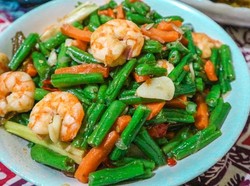 Resep Oseng Kacang Panjang dan Udang yang Segar Gurih Untuk Bekal