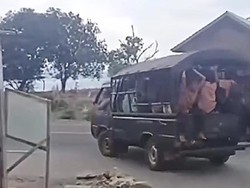 Viral Bocah SD Sopiri Pikap Muat Rombongan Temannya di Pamekasan