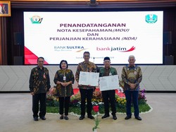 Bank Jatim dan Bank Sultra Teken MoU soal Rencana Kerja Sama Bisnis-KUB