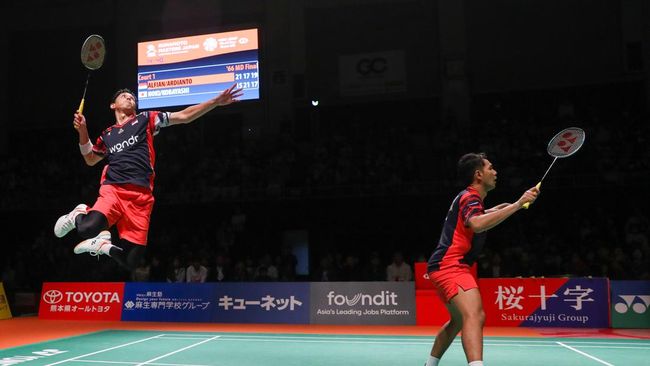 Hasil China Masters: Fajar/Rian Kalahkan Leo/Bagas