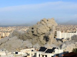 Video Momen Militer Israel Bombardir Beirut Selatan