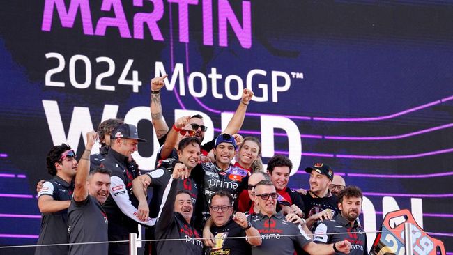 FOTO: Akhir Manis MotoGP 2024 untuk Jorge Martin