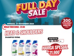 Transmart Full Day Sale! Beli Sabun-Sampo Pasti Lebih Murah