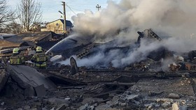 Ukraina Hantam Gudang Senjata Rusia Pakai Rudal Buatan AS
