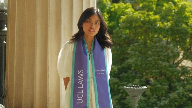 7 Potret Cantik Namira Adjani Putri Alya Rohali, Lulus S2 Hukum di London