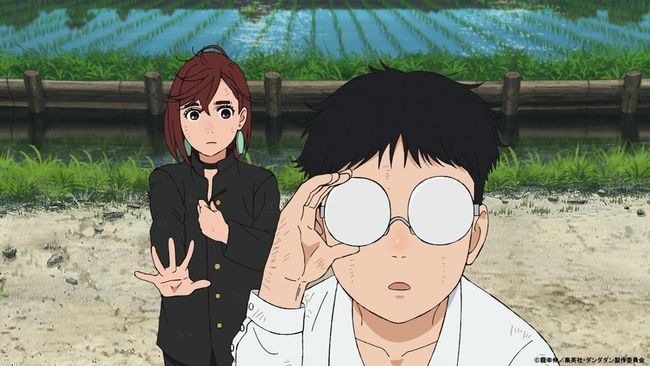 Sinopsis anime Dan Da Dan tentang dua pemuda, Momo Ayase dan Ken Takakura, terlibat petualangan melawan hantu dan alien.
