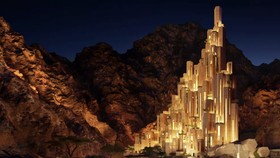 Arab Saudi Bangun Hotel Mirip Kota di The Lord of the Rings