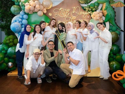 7 Potret Acara Baby Shower Shandy Purnamasari, Pesta Kejutan dari Para Sahabat Bunda Seleb