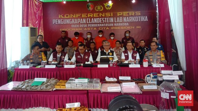 Bareskrim Polri Gerebek Pabrik Narkoba di Bali, Sita Barbuk Rp 1,5 T