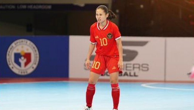 Timnas Futsal Putri Indonesia membantai Myanmar 7-0 pada pertandingan matchday ketiga Piala AFF Futsal Putri 2024.