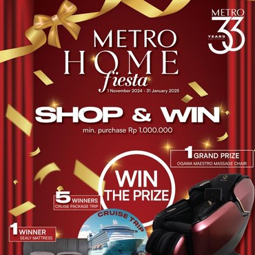 Raih Kesempatan Berlibur dengan Cruise Trip dan Satu Unit Ogawa Maestro Massage Chair