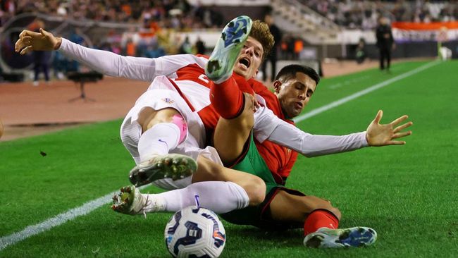 FOTO: Tanpa Ronaldo dan Fernandes, Portugal Diimbangi Kroasia