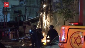 VIDEO: Rudal Hizbullah Terbang ke Israel, 4 Orang Luka-luka