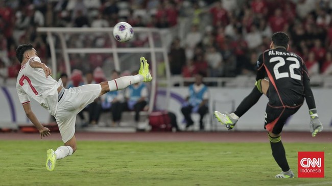 Marselino Ferdinan buka suara soal gol indah yang dicetak ke gawang Arab Saudi dalam Kualifikasi Piala Dunia 2026 di Stadion GBK, Selasa (19/11).