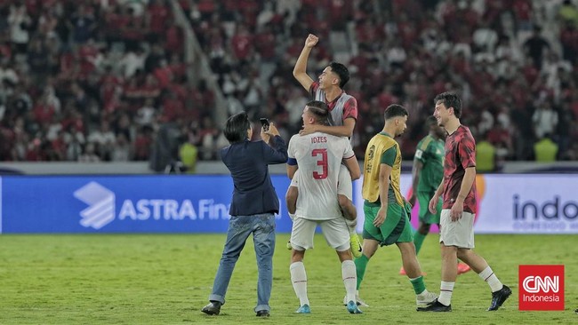 Ketua Umum PSSI Erick Thohir meminta Timnas Indonesia meraih enam poin lagi usai menang atas Arab Saudi, 2-0, guna menjaga peluang lolos ke Piala Dunia 2026.