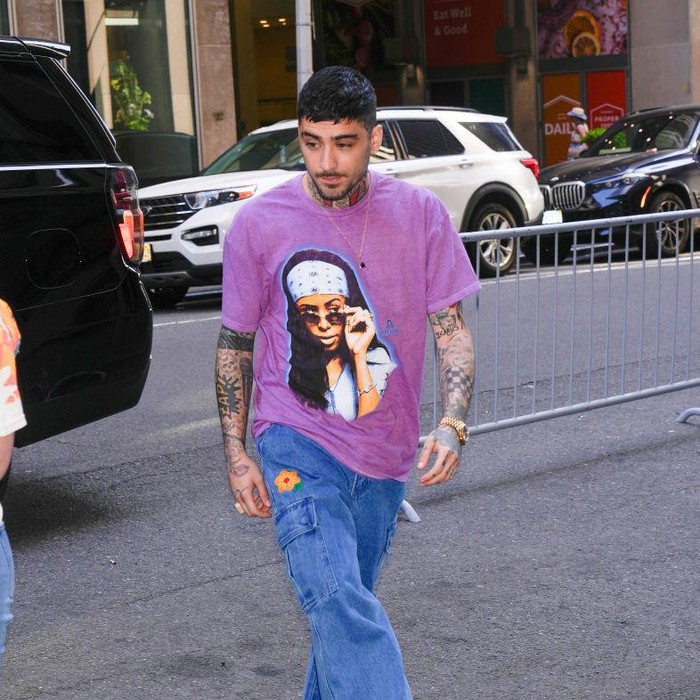 NEW YORK, NEW YORK - MAY 22: Zayn Malik is seen on May 22, 2024 in New York City. (Photo by Gotham/GC Images)