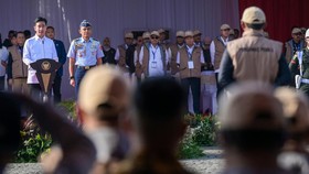 FOTO: Gibran Pimpin Apel Siaga Pilkada Serentak 2024