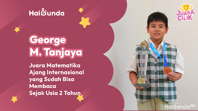 George M. Tanjaya, Juara Matematika Ajang Internasional yang Sudah Bisa Membaca Sejak Usia 2 Tahun