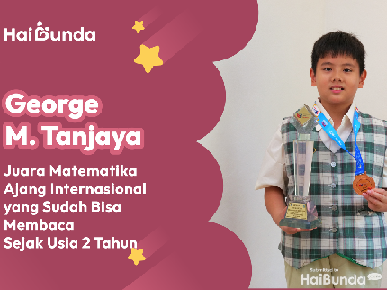George M. Tanjaya, Juara Matematika Ajang Internasional yang Sudah Bisa Membaca Sejak Usia 2 Tahun