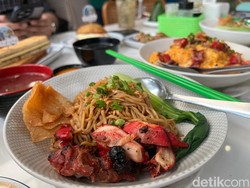 Sarapan Mi Ayam ala Hongkong di Medan, Diracik dengan Beras Merah