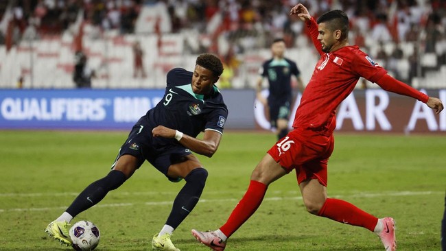 Australia ditahan Bahrain 2-2 dalam matchday keenam Grup C ronde ketiga Kualifikasi Piala Dunia 2026 di Stadion Nasional Bahrain, Rabu (20/11) dini hari WIB.