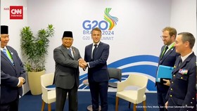 VIDEO: Momen Prabowo Bertemu Emmanuel Macron di Sela KTT G20