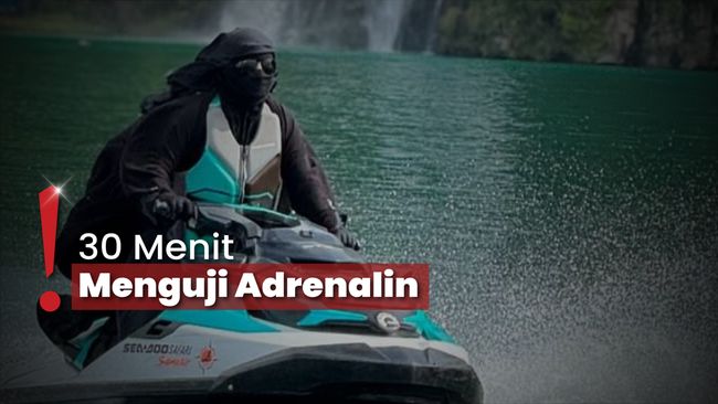 Umi Pipik Main Jet Ski dan Bercadar, Abidzar: Mak Busyet