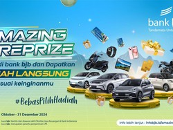 bank bjb Hadirkan Amazing SurePrize, Berhadiah Cashback-Kendaraan Bermotor