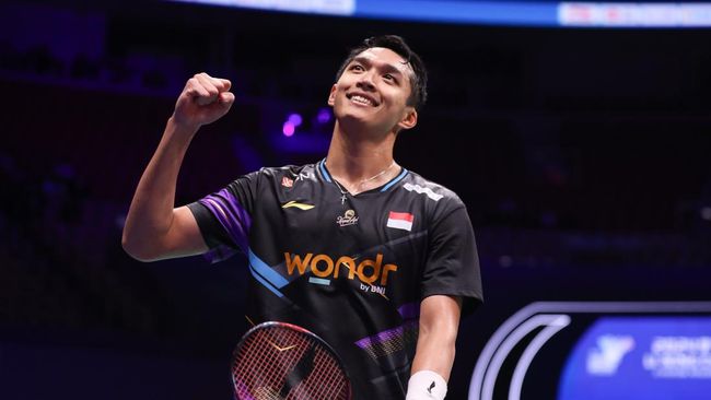 FOTO: Langkah Jonatan Christie Melaju ke Semifinal China Masters 2024