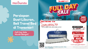 Persiapan Buat Liburan, Beli Travel Bed di Transmart Full Day Sale Murah Banget!