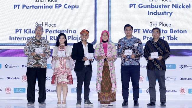 PT GNI menjadi Juara II untuk kategori CSR PR Tema Umum pada ajang Perhumas PR Excellence Awards 2024 yang digelar di Bali, Kamis (21/24).