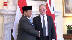 VIDEO: Momen Pertemuan Prabowo dan PM Inggris Keir Starmer