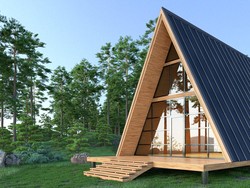 Mau Bangun Rumah Bentuk A-Frame? Cek Dulu Kelebihan dan Kekurangannya