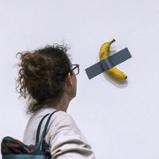 Gokil! Karya Seni Pisang Ditempel Lakban Laku Terjual Rp98 Miliar, Apa Keistimewaannya?