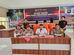 Polres Pagar Alam Amankan 5 Pelaku TPPO, 2 di Antaranya Masih Anak-anak