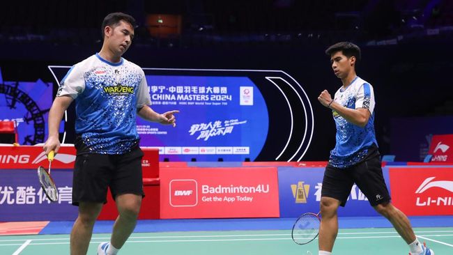 Hasil China Masters: Sabar/Reza ke Final Usai Gebuk Unggulan China