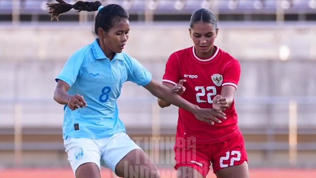 Timnas Putri Indonesia ditahan imbang Kamboja dengan skor 0-0 pada laga pembuka Grup B Piala AFF Wanita 2024, Sabtu (23/11).