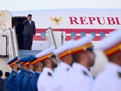 Usai Bertemu Presiden MBZ, Prabowo Langsung Bertolak ke Tanah Air