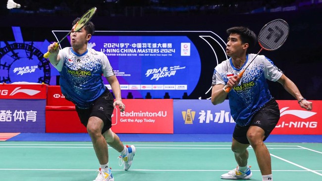 Berikut link live streaming final China Masters 2024 yang akan diikuti Jonatan Christie serta Sabar Karyaman Gutama/Moh Reza Pahlevi Isfahani.