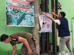 Satpol PP Palembang Tertibkan Ratusan APK di Masa Tenang Pilkada 2024