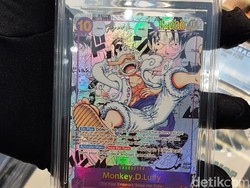Langka Banget! Kartu Monkey D Luffy Gear 5 Ini Laku Rp 79 Juta di Jakarta