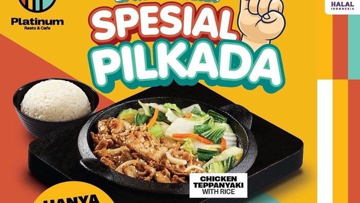 15 Daftar Promo Makanan dan Minuman saat Pilkada 2024, Catat untuk Sepulang dari TPS!