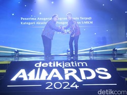 Bank Jatim Raih Anugerah Akselerator Pengembangan UMKM