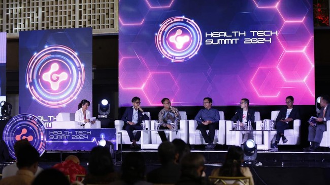 PT Asuransi Umum Mega (Mega Insurance) berpartisipasi dalam acara Health Tech Summit 2024 dalam rangka transformasi digital kesehatan.