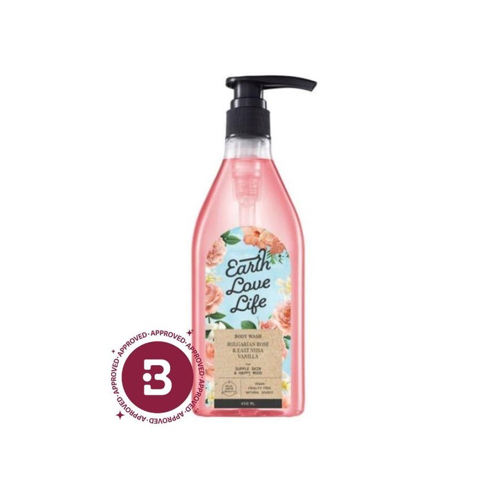 Earth Love Life Bulgarian Rose Body Wash